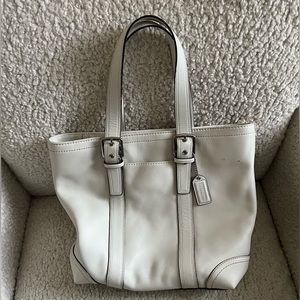 White Coach Handbag